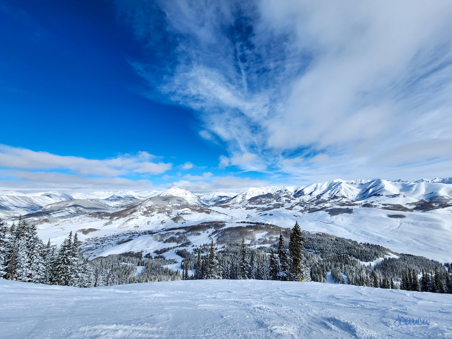 Crested Butte Bluebrid Skies