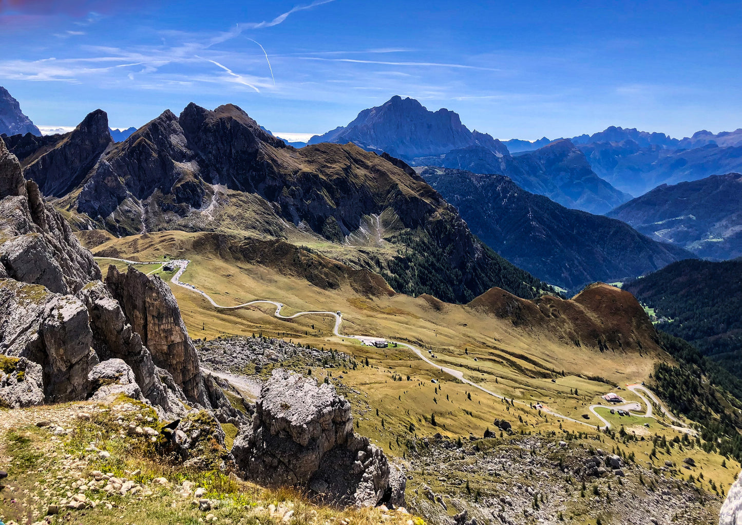 Winding Paths of Colle Santa Lucia, Dolomiti, Italy