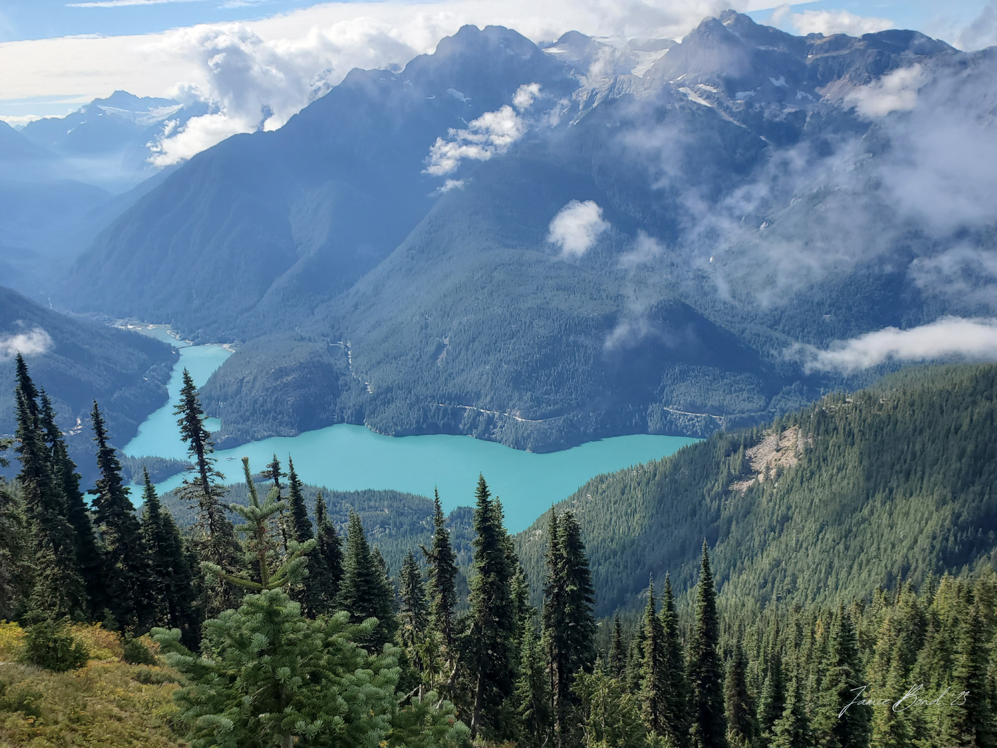 Lookout from Sourdough Mountain, WA