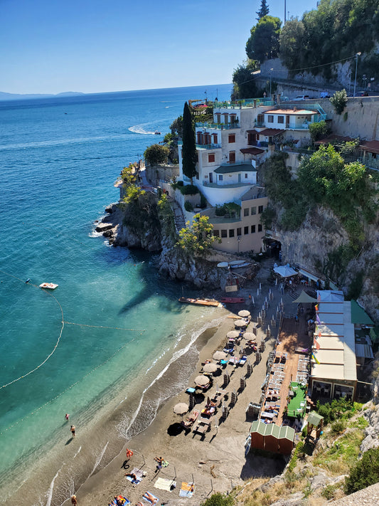 Sunbathing on the Coast of Amalfi